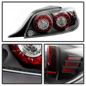 Xtune LED Tail Lights Mazda RX8 (04-08) Black Housing | Clear Lens or Chrome Housing | Smoked Lens