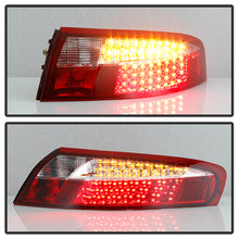 Load image into Gallery viewer, Xtune LED Tail Lights Porsche 911 996 (1999-2004) Red Clear Lens Alternate Image