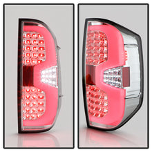 Load image into Gallery viewer, Xtune LED Tail Lights Toyota Tundra (14-19) [w/ Light Bar Style - Reverse In LED] Black or Chrome Housing - Black Alternate Image