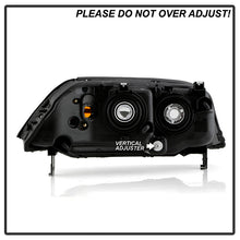 Load image into Gallery viewer, Xtune Projector Headlights Acura MDX (04-06) Black or Chrome w/ Amber Turn Signal Lights - Black Alternate Image