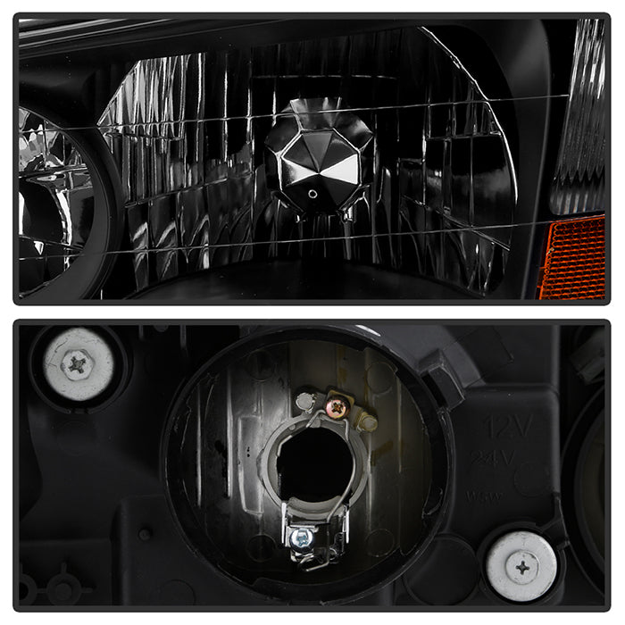 Black HID Xenon Headlights For Acura TL 2002-2003 – OEMASSIVE, Pair (Left+Right), Clear Lens