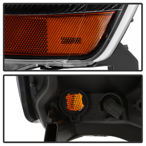 Xtune Headlights Acura TL (02-03) [OEM Style - HID Model Only] Black or Chrome w/ Amber Turn Signal Lights