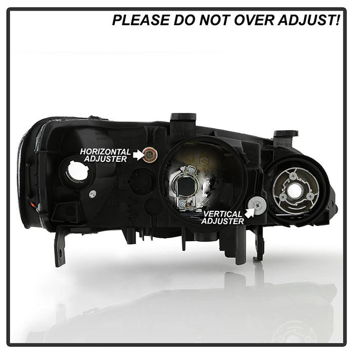 Xtune Crystal Headlights Acura TL (9901) [OEM Style] Chrome w/ Amber