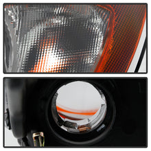 Load image into Gallery viewer, Xtune Crystal Headlights BMW E90 3 Series (06-08) [Halogen Only] Black w/ Amber Turn Signal Light Alternate Image