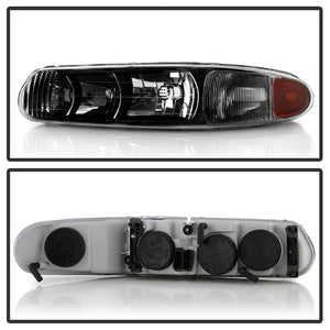 Xtune Crystal Headlights Buick Century (1997-2005) Chrome or Black