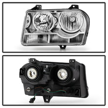 Load image into Gallery viewer, Xtune Crystal Headlights Chrysler 300 (05-08) [OEM Style - Halogen] Black or Chrome w/ Amber Signal Light Alternate Image