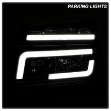 Load image into Gallery viewer, Xtune Headlights GMC Canyon (04-12) [Light Bar DRL w/ Bumper Lights] Black or Chrome w/ Amber Turn Signal Light - Black Alternate Image