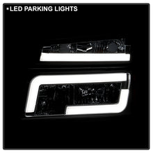 Load image into Gallery viewer, Xtune Headlights Chevy Colorado (04-12) [Light Bar DRL w/ Bumper Lights] Black or Chrome w/ Amber Turn Signal Light - Black Alternate Image