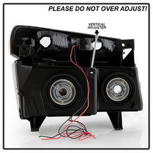 Load image into Gallery viewer, Xtune Headlights Chevy Colorado (04-12) [Light Bar DRL w/ Bumper Lights] Black or Chrome w/ Amber Turn Signal Light - Black Alternate Image