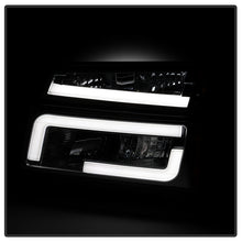 Load image into Gallery viewer, Xtune Headlights Chevy Colorado (04-12) [Light Bar DRL w/ Bumper Lights] Black or Chrome w/ Amber Turn Signal Light - Black Alternate Image