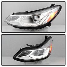 Load image into Gallery viewer, Xtune Headlights Chevy Cruze Sedan LT / Premier / Desel only (16-18) [w/ LED DRL Lights] Chrome w/ Amber Turn Signal Light Alternate Image