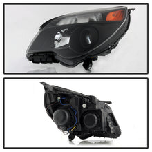 Load image into Gallery viewer, Xtune Projector Headlights Chevy Equinox LTZ (10-17) [Halogen -OEM Style] Chrome / Black w/ Amber Side Light - Black Alternate Image