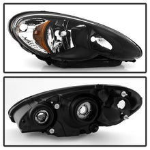 Load image into Gallery viewer, Xtune Headlights Chrysler PT Cruiser (06-10) [OEM Style - Halogen] Black or Chrome w/ Amber Signal Light - Black Alternate Image