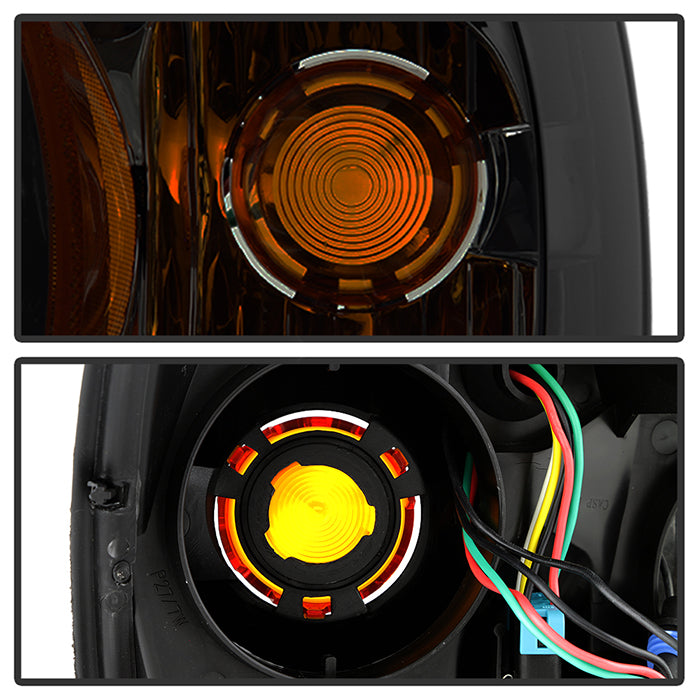 Chrome Headlights W/ Amber Reflector For Chevy Malibu 2004-2008 | Iman365 | DOT/SAE