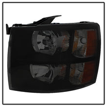 Load image into Gallery viewer, Xtune Crystal Headlights Chevy Silverado (07-14) [Optional DRL LED Lights] Black / Chrome / Smoke Alternate Image