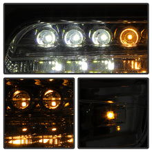 Load image into Gallery viewer, Xtune Headlights Chevy Silverado (99-02) [w/ LED Bumper Lights] Chrome or Smoke w/ Amber Turn Signal Light Alternate Image