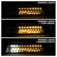 Load image into Gallery viewer, Xtune Headlights Chevy Silverado (99-02) [w/ LED Bumper Lights] Chrome or Smoke w/ Amber Turn Signal Light Alternate Image