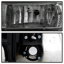 Load image into Gallery viewer, Xtune Headlights Chevy Suburban 1500/2500 (00-06) [w/ LED Bumper Lights] Chrome or Smoke w/ Amber Turn Signal Light - Chrome Alternate Image