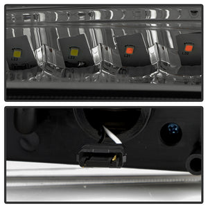 Xtune Headlights Chevy Silverado (99-02) [w/ LED Bumper Lights] Chrome or Smoke w/ Amber Turn Signal Light