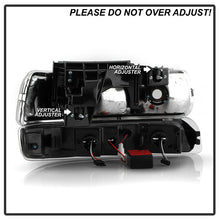 Load image into Gallery viewer, Xtune Headlights Chevy Suburban 1500/2500 (00-06) [w/ LED Bumper Lights] Chrome or Smoke w/ Amber Turn Signal Light - Chrome Alternate Image