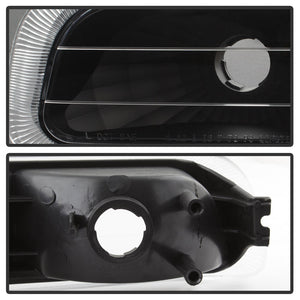 Xtune Crystal Headlights Chevy Suburban 1500/2500 (00-06) [w/ or w/o Bumper Lights] Black / Black Smoke / Smoke