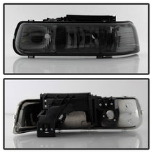 Load image into Gallery viewer, Xtune Crystal Headlights Chevy Tahoe (00-06) [w/ or w/o Bumper Lights] Black / Black Smoke / Smoke Alternate Image