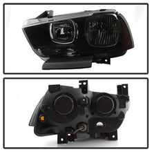 Load image into Gallery viewer, Xtune Headlights Dodge Charger (11-14) [Halogen Only] Black or Black Smoked w/ Amber Turn Signal Light - Black Alternate Image