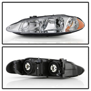 Xtune Crystal Headlights Dodge Intrepid (98-04) Black or Chrome w/ Amber Corner Lights