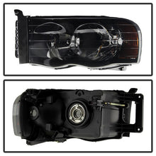 Load image into Gallery viewer, Xtune Crystal Headlights Dodge Ram (02-05) Black / Black Smoke w/ Amber Turn Signal Light - Black Alternate Image