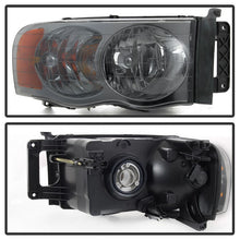 Load image into Gallery viewer, Xtune Crystal Headlights Dodge Ram (02-05) Black / Black Smoke w/ Amber Turn Signal Light - Black Alternate Image