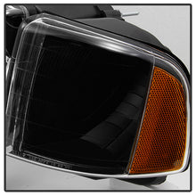 Load image into Gallery viewer, Xtune Headlights Dodge Ram Sport (99-02) [OEM Style] Black / Chrome / Smoked w/ Amber Corner Lights - Black Alternate Image
