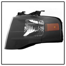 Load image into Gallery viewer, Xtune Headlights Ford Expedition (07-14) [OEM Style] Black or Chrome w/ Amber Turn Signal Light - Black Alternate Image