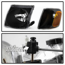 Load image into Gallery viewer, Xtune Headlights Ford Explorer Sport (01-03) Sport Trac (01-05) [OEM Style] Black or Chrome w/ Amber Corner Lights Alternate Image