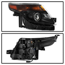 Load image into Gallery viewer, Xtune Headlights Ford Explorer (11-15) [OEM Style - Halogen Models Only] Black w/ Amber Signal Lights Alternate Image