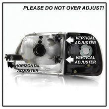 Load image into Gallery viewer, Xtune Headlights Ford Expedition (1997-2002) Chrome or Black w/ Corner Light - Black Alternate Image