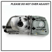 Load image into Gallery viewer, Xtune Headlights Ford Expedition (1997-2002) Chrome or Black w/ Corner Light - Black Alternate Image