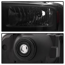 Load image into Gallery viewer, Xtune Crystal Headlights Ford F250/F350/F450 Superduty (99-04) Black Smoked w/ Amber Turn Signal Lights - Default Title Alternate Image