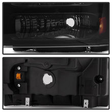 Load image into Gallery viewer, Xtune Crystal Headlights Ford F250/F350/F450 Superduty (99-04) Black Smoked w/ Amber Turn Signal Lights - Default Title Alternate Image