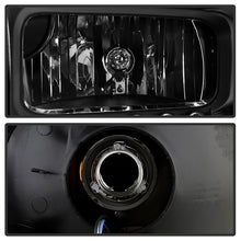 Load image into Gallery viewer, Xtune Headlights Ford F250/F350 Super Duty (99-04) [w/ LED DRL] Black or Chrome w/ Amber Corner Lights - Black Alternate Image