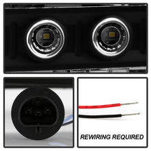 Load image into Gallery viewer, Xtune Headlights Ford F250/F350 Super Duty (99-04) [w/ LED DRL] Black or Chrome w/ Amber Corner Lights - Black Alternate Image