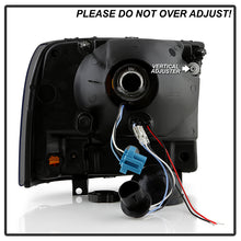 Load image into Gallery viewer, Xtune Headlights Ford F250/F350 Super Duty (99-04) [w/ LED DRL] Black or Chrome w/ Amber Corner Lights - Black Alternate Image
