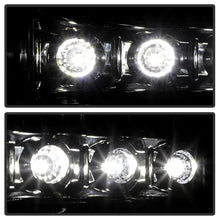 Load image into Gallery viewer, Xtune Headlights Ford F250/F350 Super Duty (99-04) [w/ LED DRL] Black or Chrome w/ Amber Corner Lights Alternate Image