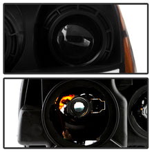 Load image into Gallery viewer, Xtune Projector Headlights GMC Acadia (07-12) [w/ LED Light Bar] Black or Chrome w/ Amber Turn Signal Lights Alternate Image