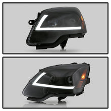 Load image into Gallery viewer, Xtune Projector Headlights GMC Acadia (07-12) [w/ LED Light Bar] Black or Chrome w/ Amber Turn Signal Lights Alternate Image