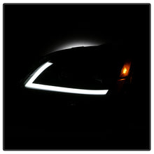 Load image into Gallery viewer, Xtune Projector Headlights GMC Acadia (07-12) [w/ LED Light Bar] Black or Chrome w/ Amber Turn Signal Lights Alternate Image