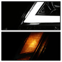 Load image into Gallery viewer, Xtune Projector Headlights GMC Acadia (07-12) [w/ LED Light Bar] Black or Chrome w/ Amber Turn Signal Lights Alternate Image