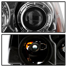 Load image into Gallery viewer, Xtune Projector Headlights GMC Acadia (07-12) [w/ LED Light Bar] Black or Chrome w/ Amber Turn Signal Lights Alternate Image