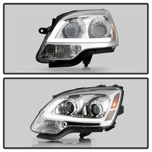 Load image into Gallery viewer, Xtune Projector Headlights GMC Acadia (07-12) [w/ LED Light Bar] Black or Chrome w/ Amber Turn Signal Lights Alternate Image