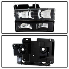Load image into Gallery viewer, Xtune Headlights GMC Sierra (94-98) [w/ Corner &amp; Parking Lights 8pcs] Black - Default Title Alternate Image