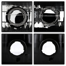 Load image into Gallery viewer, Xtune Crystal Headlights Chevy/GMC C/K Series 1500/2500/3500 (88-93) [Black / Chrome / Smoke] w/ or w/o Bumper Lights - w/o Bumber Lights / Black Alternate Image